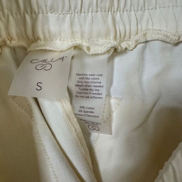 CALIA Journey Collection Knit Trapunto Mid-Rise 3.5" Short Unbleached Size S NWT - Picture 6 of 6